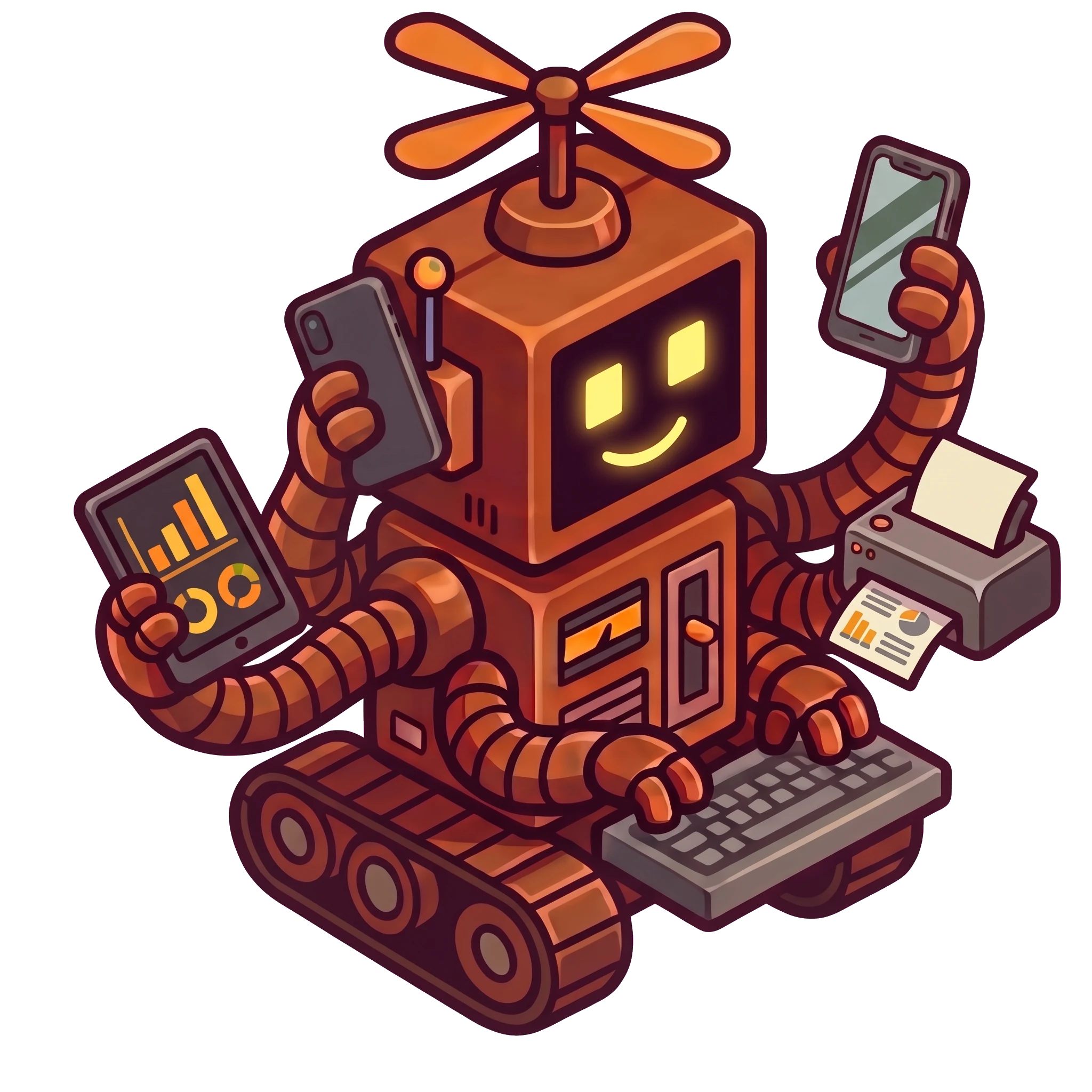 robot trabajando